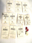 New Vtg  22 La Mode  Fun Hand Painted Cottage Santa Crayon Pumpkin Button Lot — photo 2