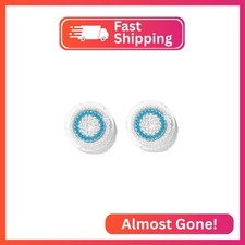 Brush Head Replacement Compatible with Clarisonic Mia 1, Mia 2, Mia Fit, 2 Pack,