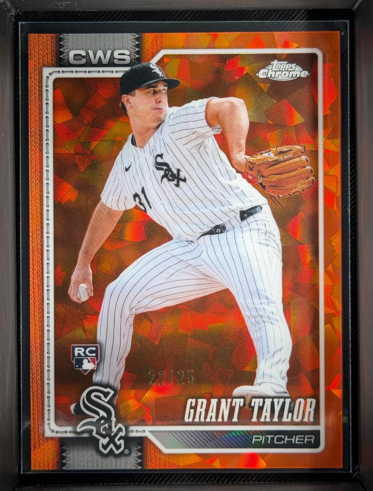 2026 Topps Chrome Sapphire Edition #85 Grant Taylor Orange #/25 RC