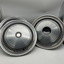 Vintage 80s Oem Chrysler Corporation Hubcaps Wheel Covers Set Of 4