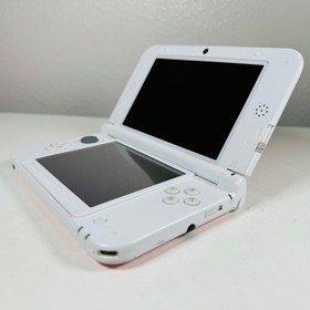 Nintendo 3DS XL LL Pink & White Console w/ Accessories - USA Seller