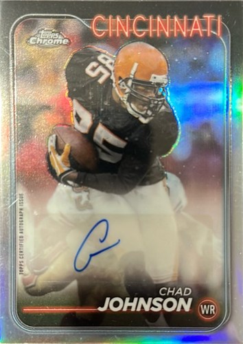 Chad Johnson #BA-CJ — 2024 Topps Chrome Autograph football card