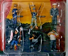 HOMIES FIGURES 1.75 INCH SERIES 14 CARD #3 SLEEVE OF 6 FIGURES OUT OF PRODUCTION