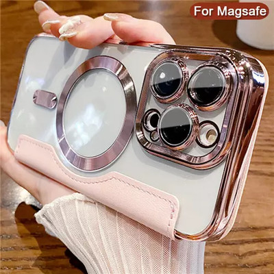 Für iPhone 16e 15 Plus 14 13 Brieftasche Flip Leder Klar Slim Magnet Cover Case