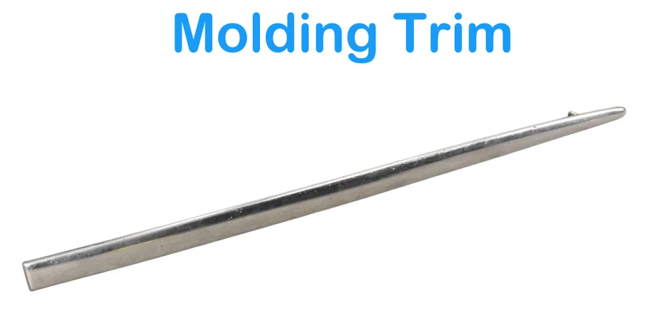 04-12 Bentley Continental Puerta Trasera Derecha Pasajero Puerta Lateral Ventana Moldura Fabricante Original Foto 3 de 4