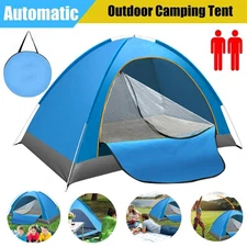 1-2 Person Automatic Camping Tent Hiking Instant Canopy Pop Up Tents Waterproof