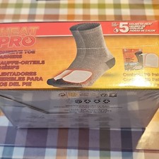 Heat Pro Thermal Self-Warming Toe Warmer Outdoor Socks 30 Pairs One Size