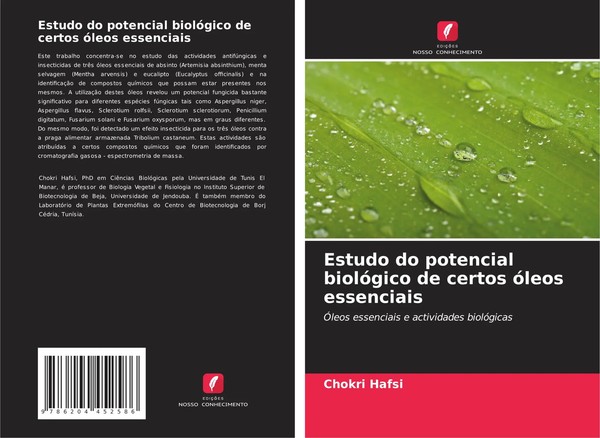 Chokri Hafsi | Estudo Do Potencial BiolóGico De Certos óLeos Essenciais | Buch-image