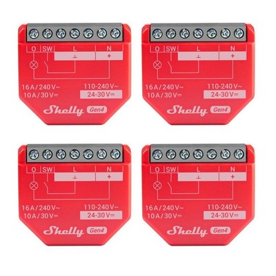 Shelly 1PM Gen4 Smart Relay 16A Power Monitoring WiFi Zigbee Matter   Open Box