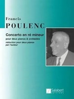 Concerto En Re Mineur | Pour Deux Pianos Et Orchestre | Francis Poulenc | Buch