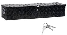49 Inch Aluminum Truck Tool Box Lockable, 49" L x 14" W x 10" H