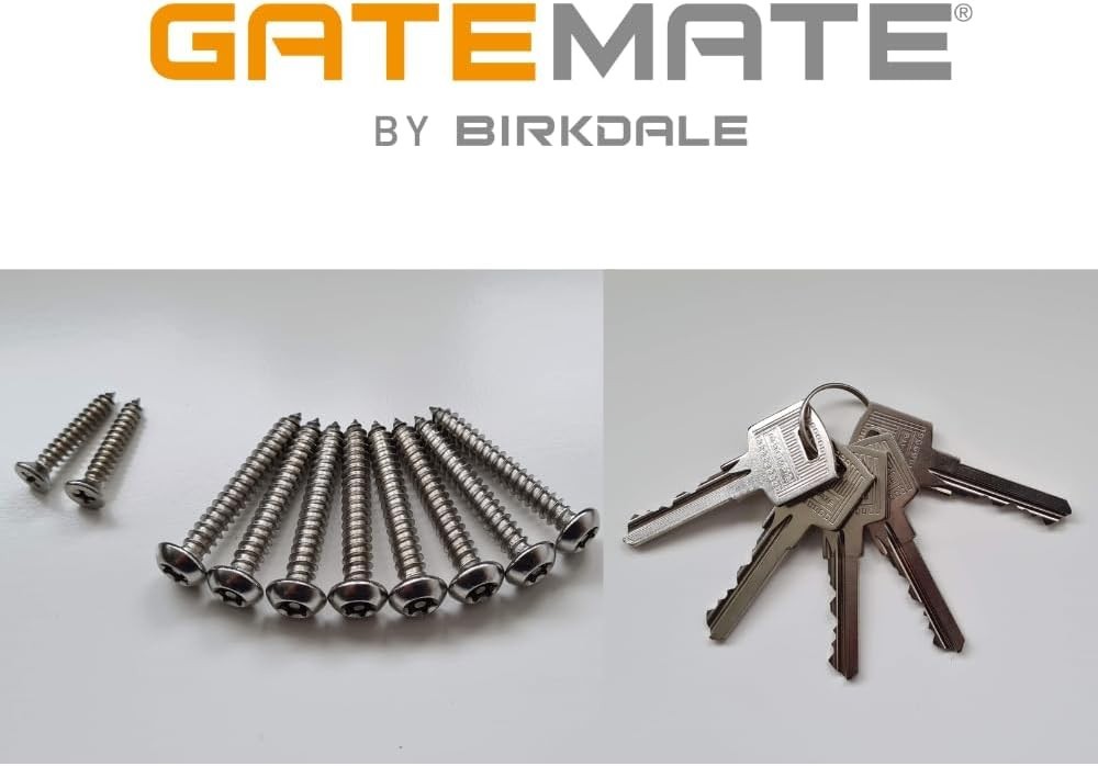 316 Stainless Steel Long Throw Gate Lock - Keyed Alike for Security & Durability