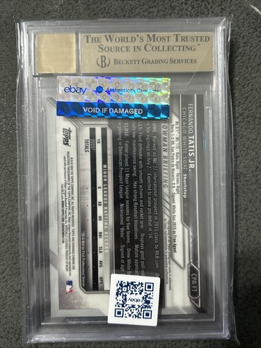 2016 Bowman Chrome Fernando Tatis Jr Auto - Bild 3 von 3