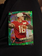 2025 Panini Prizm - Graham Mertz #392 Green Flash Prizm (RC)