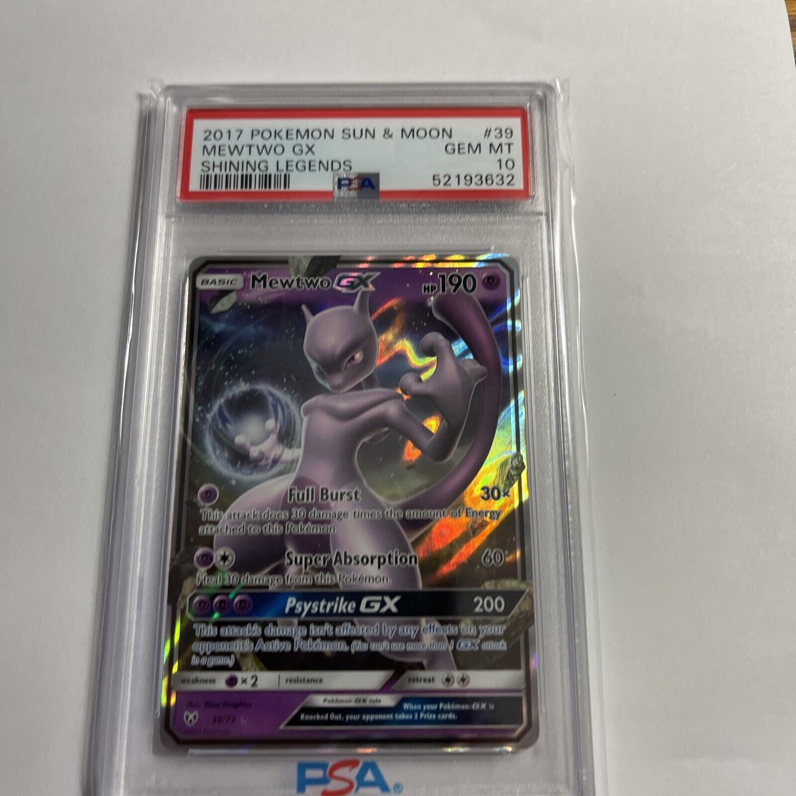 Mewtwo-GX SLG 39  Pokemon TCG POK Cards