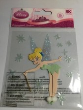 EK SUCCESS 16 pc dimensional Scrapbook stickers DISNEY PRINCESS TINKERBELL FAIRY