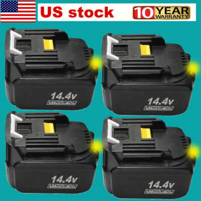 14.4V 6.0Ah Li-ion Battery For Makita Power Tools BL1460B BL1430B 