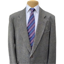 Woolrich Men's Sports Coat Green Blue TWEED Wool Blend Size Large