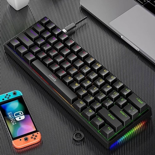 K620 Mini Backlit RGB Gaming Mechanical Keyboard Gamer Mechanic Kit 60 - Picture 5 of 11