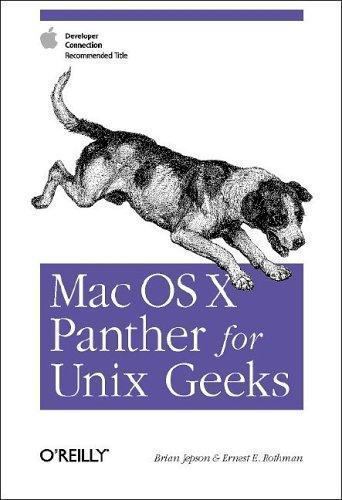 Mac Os X Panther for Unix Geeks : Apple Developer Connection