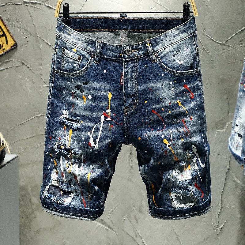 Half paint best sale jeans