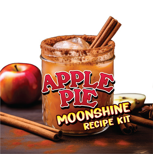 TAPCRAFT Apple Pie Liqueur Moonshine Recipe Kit Home Distilling 5gal Corn Mash