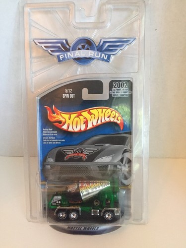 HOT WHEELS ~FINAL RUN RETIRING MODEL SPIN OUT ~ MATTEL WHEELS (NEW) - Picture 3 of 3