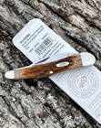 CASE XX ** 2025 AMBER PEACH SEED JIG CS SEAHORSE WHITTLER KNIFE KNIVES — photo 6