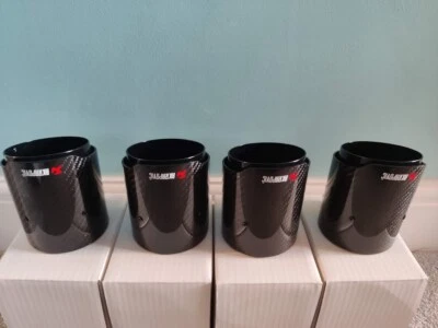 Bmw Carbon Fibre Akrapovic Exhaust Tips 4 Set M2 M3 M4 M5 M6 F80 F82 F83 F10 F87 - Image 1 of 4
