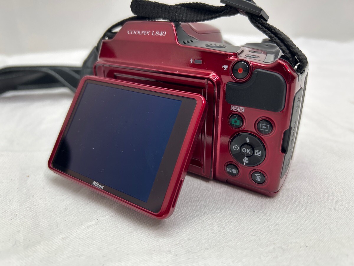 【動作確認済み】Nikon COOLPIX L840 レッド Nikon - Coolpix L840 16.0-Megapixel Digital Camera - Red