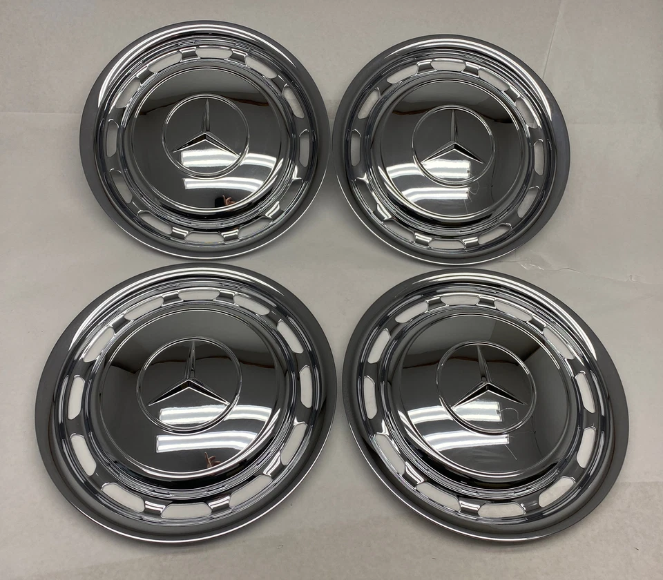 Juego de 4 tapacubos de rueda 14 pulgadas para Mercedes R 107 108 109 111 113 114 115 123 Foto 2 de 3