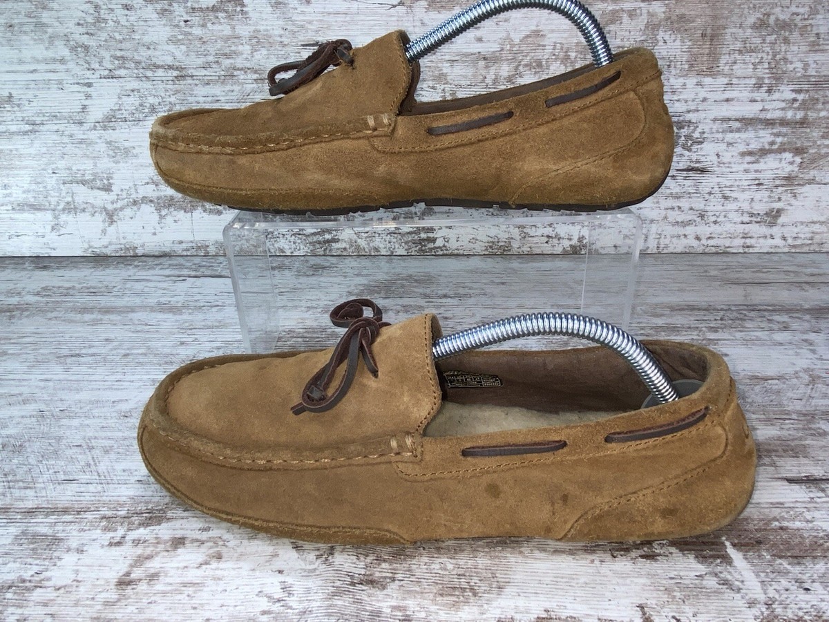 UGG 1005350 Men\'s Slip On Moccasin Loafers Chestnut Brown Suede Shoes Size 8 UGG Men main image 2