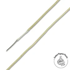 Gavitt Cloth Push-Back Hookup Wire, Tinned, 22AWG (1' ft) - White