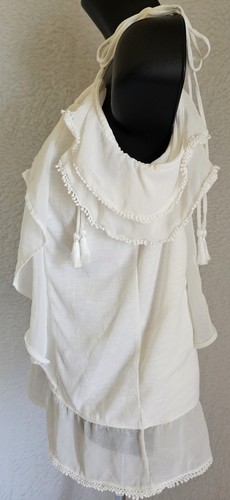 White House Black Market Womens Shirt Top Blouse Size L Large White - Picture 6 of 24