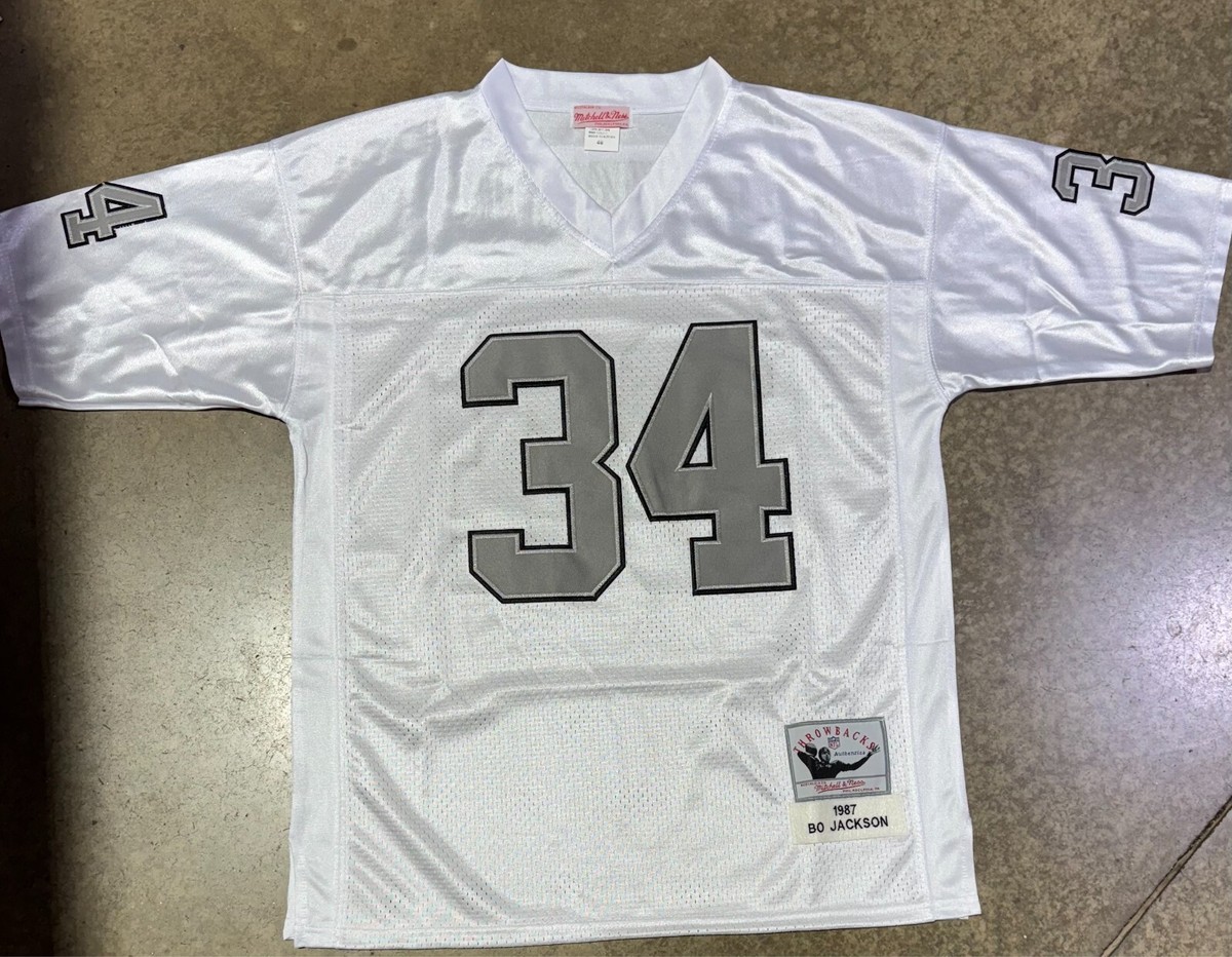 Raiders Jersey Jackson # 34 Jersey White | eBay