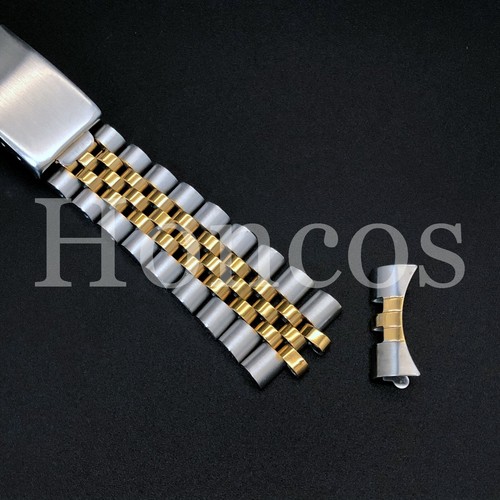 20MM RELOJ JUBILEO DE DOS TONOS PULSERA DE REPUESTO PARA ROLEX TUDOR - Imagen 3 de 13
