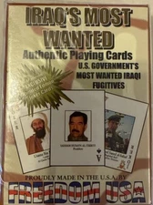 Iraq's Most Wanted Authentic Playing Cards Limited Edition Joker VTG Sealed Deck