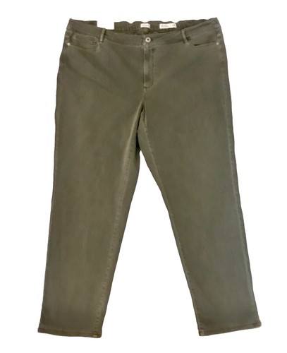 ジル J. Jill Women's 8 Light Wash High Rise Straight Leg Ankle Utility