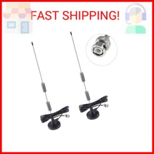 AEDIKO 2pcs Police Scanner Antenna Radio Scanner Antenna HF VHF UHF 20-1300MHz B