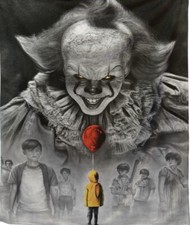 Pennywise Kids Blanket Soft Comfy Throw Clown 40"x50" New