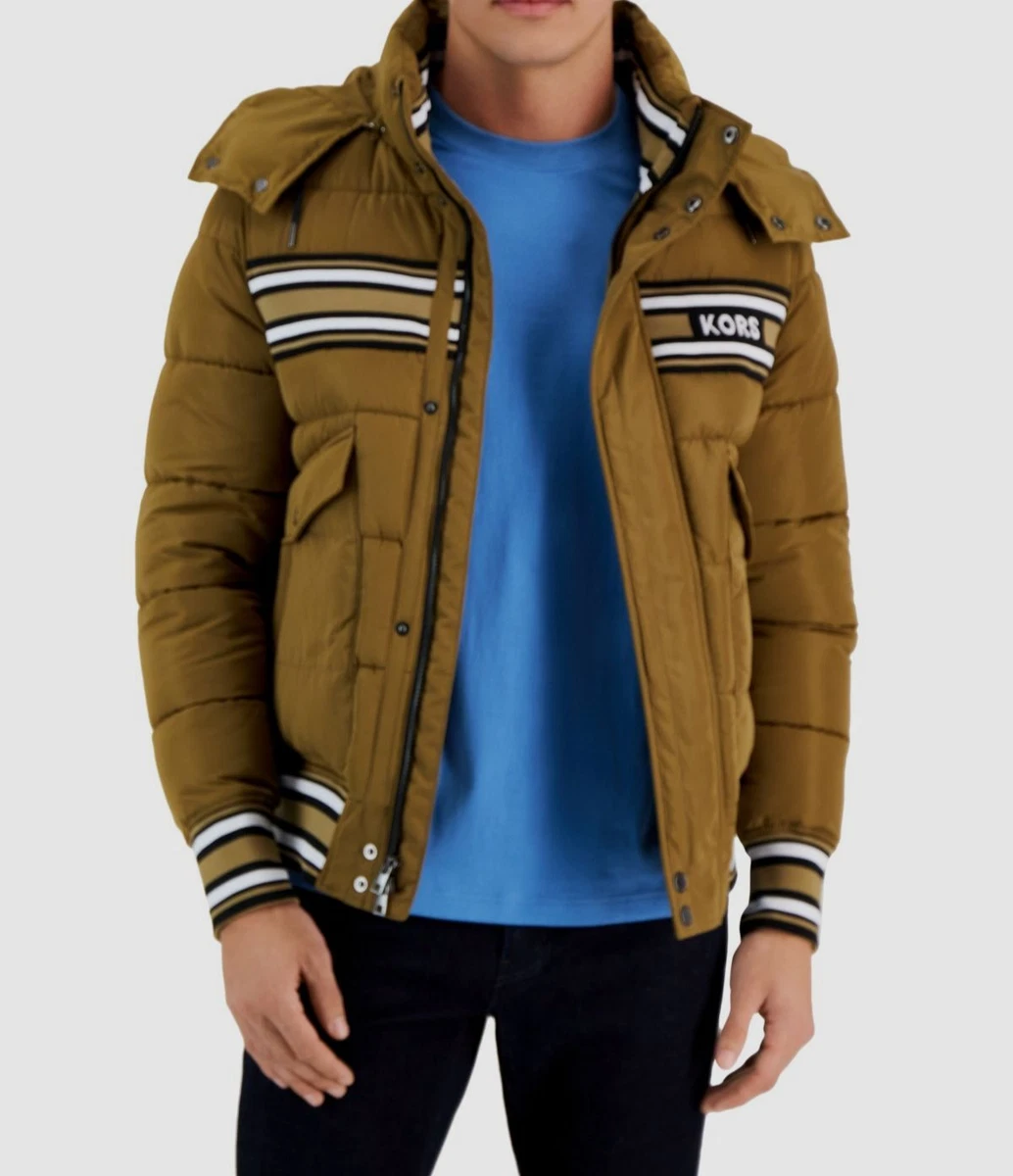 Michael kors top brown puffer jacket