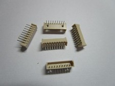 50 pcs Micro 1.25mm Pitch 9 Pin Right Angle Male Plug Connector New
