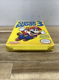 Super Mario Bros. 3 (Nintendo NES, 1990) con estuche y funda. Redmond 3 tornillos