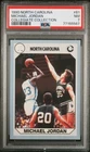 Michael Jordan 1990 North Carolina Collegiate Collection #61 Card PSA 7