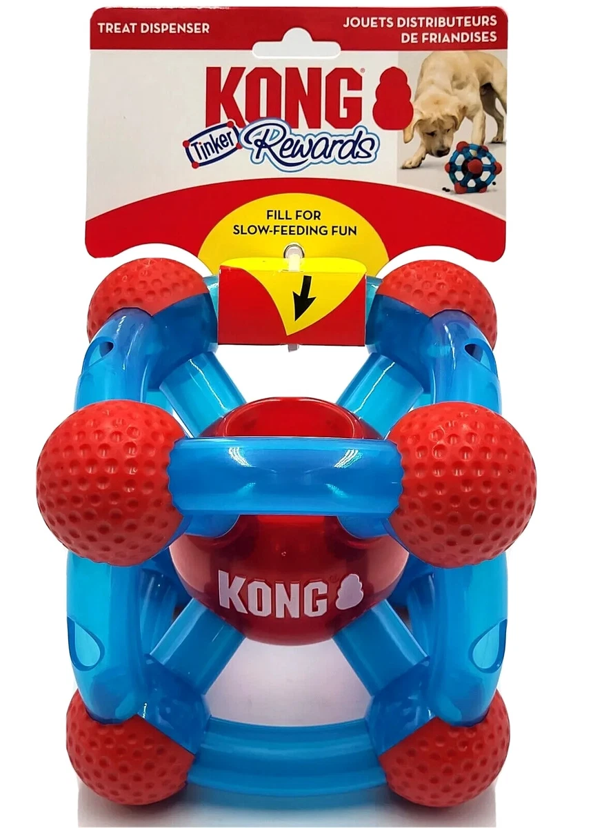 KONG Wobbler - Interactive Dog Feeder Toy - Slow Feeder Toy for Dog Mental  Stimulation - Dog Enrichment Toy - Treat Puzzle for Dog Entertainment 