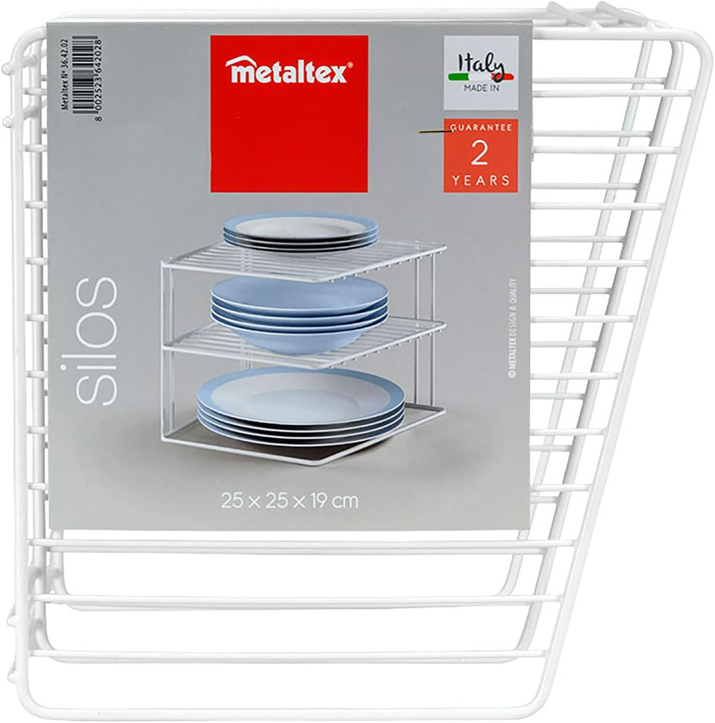 Metaltex Boxe - Mensola Angolare In Filo Ferro, Bianco, 2 Piani (Confezione Da 2) - Foto 8