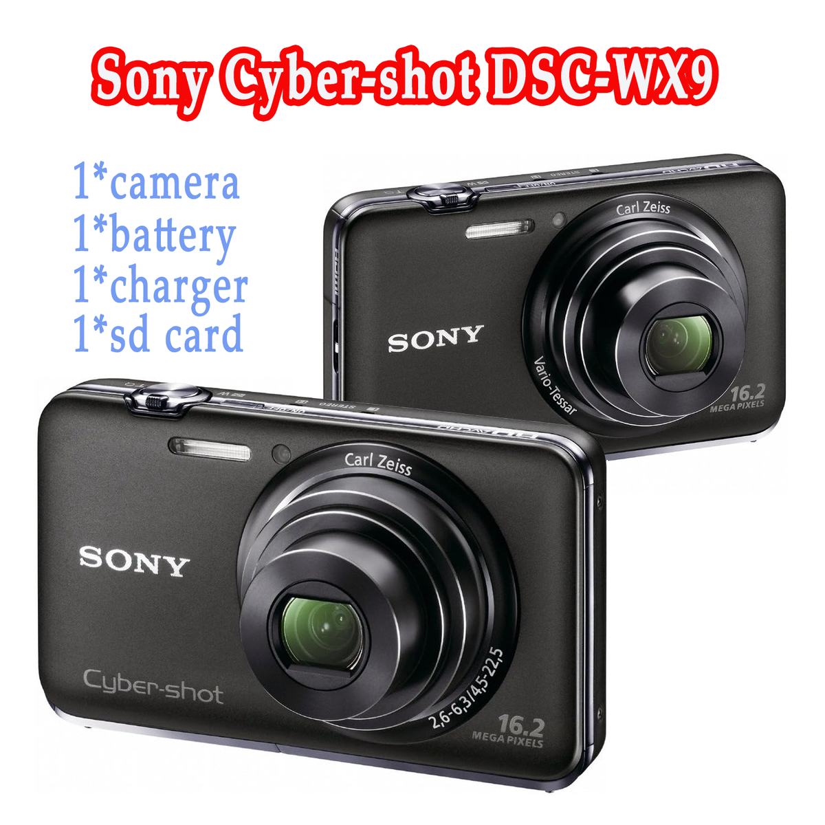 Sony Cyber-shot DSC-WX9 16.2MP Digital Camera - Black 90% NEW | eBay