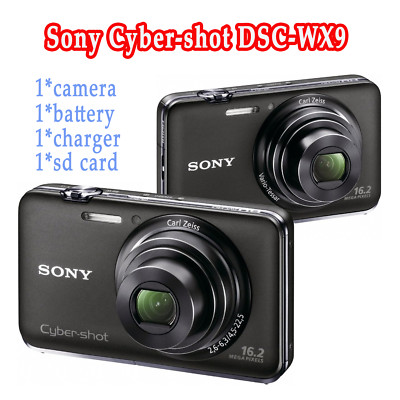 Sony Cyber-shot DSC-WX9 16.2MP Digital Camera - Black 90% NEW | eBay Sony Cyber-shot DSC-WX9 16.2MP Digital Camera - Black 90% NEW | eBay
