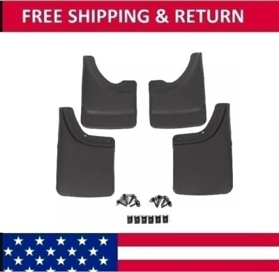 #ad Front Rear Mud Flaps Guards Splash For 02 09 Dodge Ram 1500 2500 3500 W O Flares $61.92