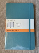 Moleskine Classic Notebook, Large, Ruled, Blue Reef, Soft Cover 5 X 8.25 